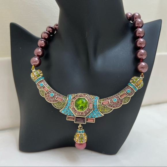 Heidi Daus lavish layers crystal necklace - Picture 3 of 7